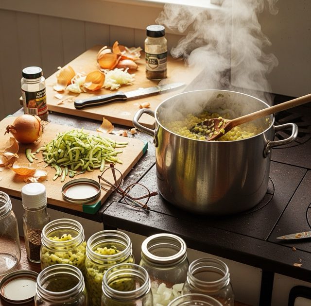 Zucchini Zwiebel Relish Rezept | SpeiseGut