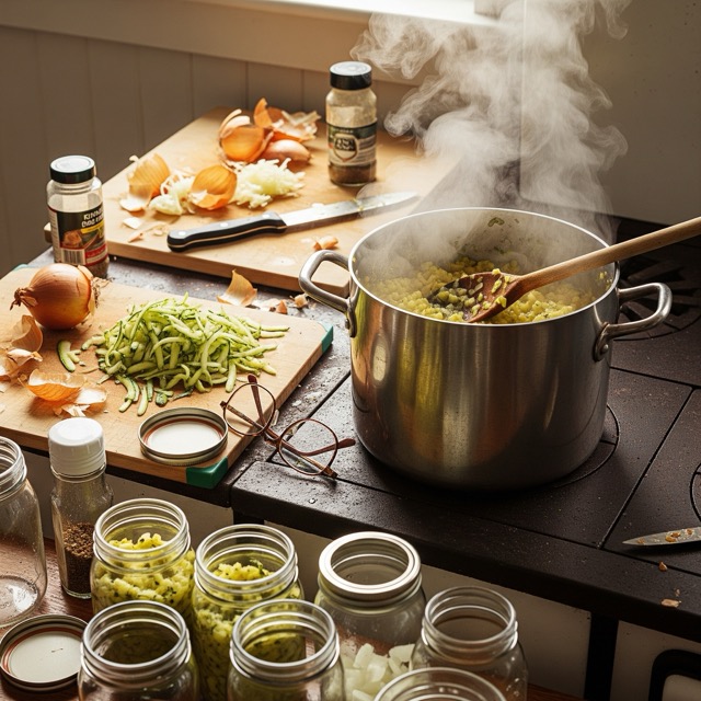 Zucchini Zwiebel Relish Rezept | SpeiseGut